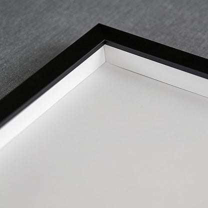 15x28 Shadow Box Frame Black | 1 Inch Deep Solid Wood Shadowbox Display Frame |