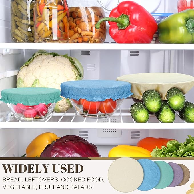10 Pack Cloth Bowl Covers for Bread Rising