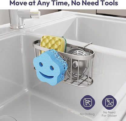 SWTYMIKI Sponge Holder for Kitchen Sink
