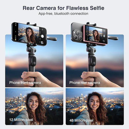Vlog Selfie Monitor Screen, Magnetic Phone Vlog Selfie Monitor Screen 4K 60fps