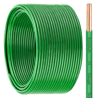 THHN Wire 14 Gauge 200 FT OFC Electrical Wire, 14 AWG Solid Copper Wire Rated