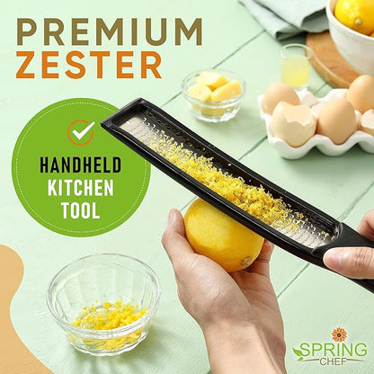 Spring Chef Premium Lemon Zester Grater