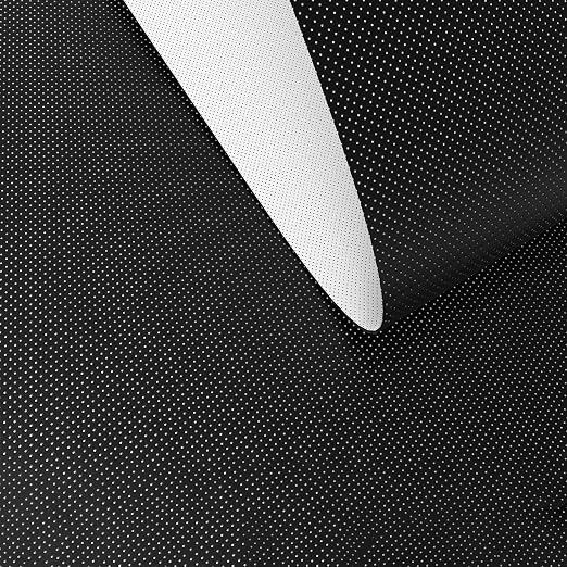 Leather Repair Tape for Furniture,Self-Adhesive Leather Repair Patch - 20x120 Inch Extra Large Perforated Vinyl & Faux Leather Kit for Car Seats, Furniture, Office Chairs, (Black, 20x120inch)