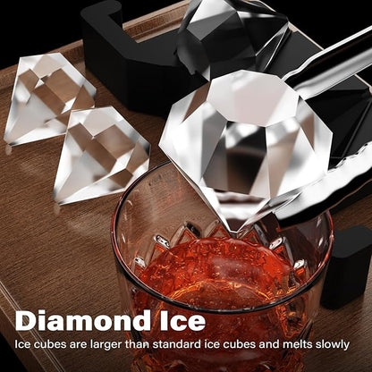 Clear Diamond Ice Cube Tray: Crystal Clear Ice Maker