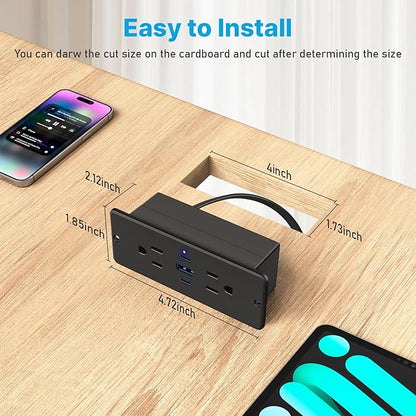 CCCEI Recessed Power Strip