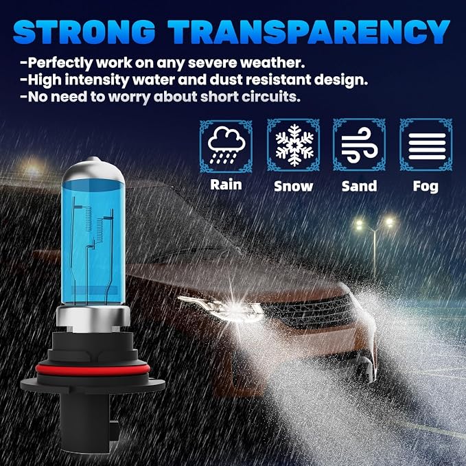 Halogen Headlights Fit For Nissan Frontier 2005-2019 Headlight Bulbs,9007/HB5 High/Low Beam + H11 Fog Light Bright Light Combo,Plug And Play,Pack of 4 (Nissan Frontier 2005-2019)