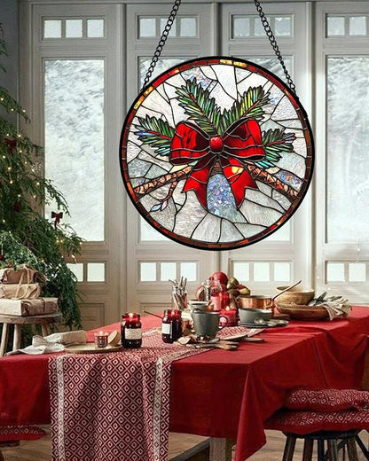 DASTOLL Stained Glass Window Hanging