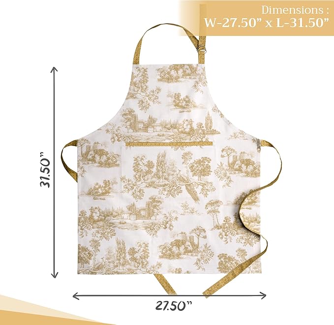 Maison d' Hermine 100% Cotton Apron