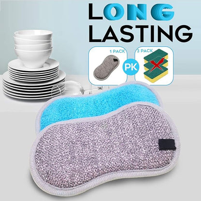Dual Sided All-Purpose Sponges Kitchen, Dish Sponge