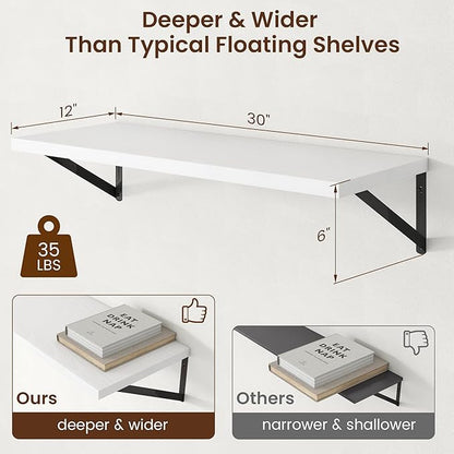 Axeman Deep Floating Shelves