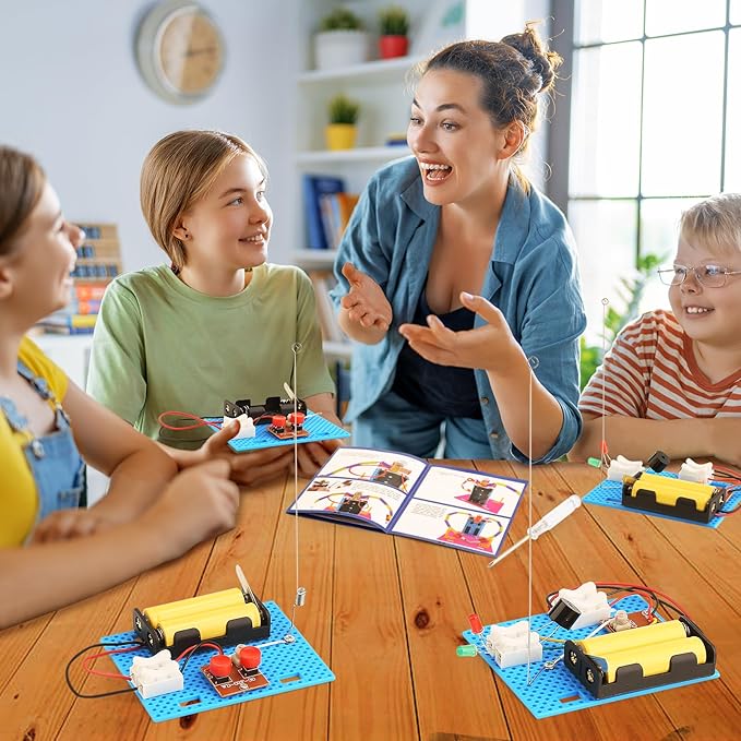 3 Set Telegraph STEM Kits Bulk, Science Kits for Kids Age 8-12, Engineering STEM Building Toys for Boys Ages 8-13, Crafts for Boys Girls 6-8 8-10, Build A Coding Robot 10-12