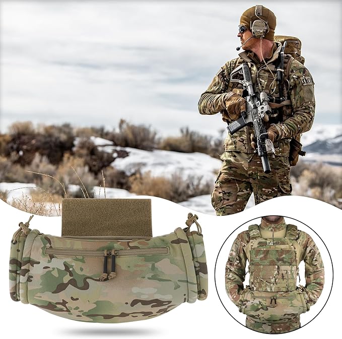 PETAC GEAR Tactical Hand Warmer,Portable Drop Hanger Waist Handwarmer Pouch for Hunting Golf Camping Fishing, Hiking, Football Winter Outdoor Field Survival.