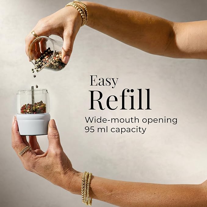 Electric Salt and Pepper Grinder Set
