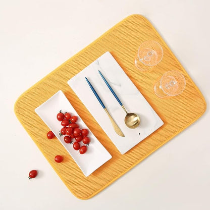 2 Pack Microfiber Dish Drying Mat