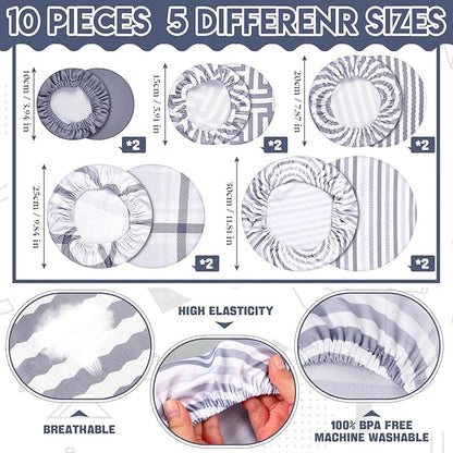 10 Pack Cloth Bowl Covers for Bread Rising
