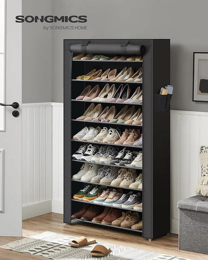 SONGMICS 10-Tier Shoe Rack, Shoe Storage Cabinet