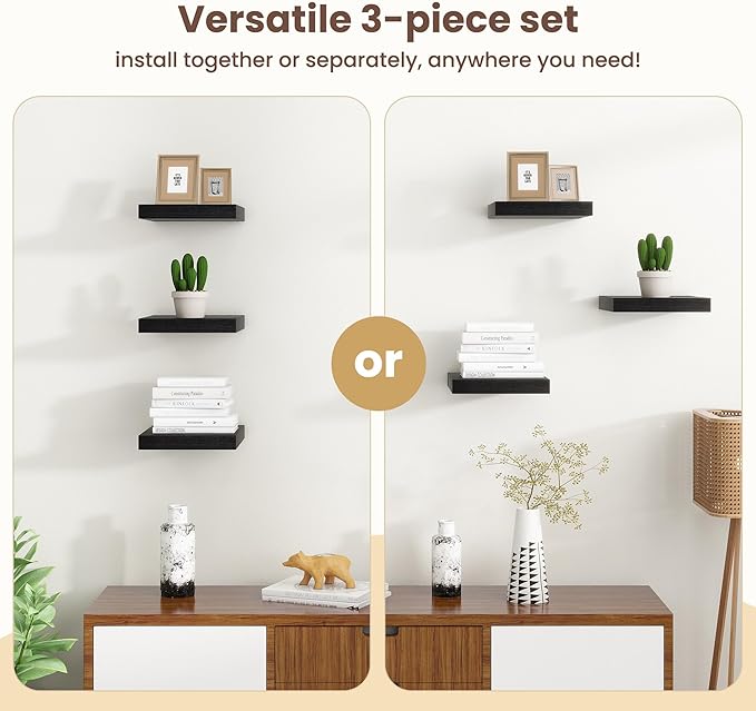 Fun Memories Floating Shelves for Wall