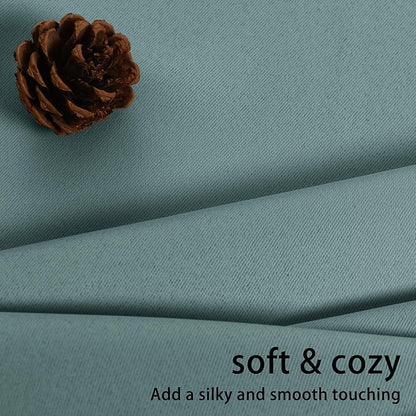 JIUZHEN Stone Blue Blackout Curtains