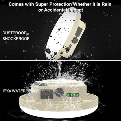 10000mAh Rechargeable 3000LM Tent Light Camping Light, 6500K 24Hours Long Play Time , Outdoor Night Market Light Night Fishing Light Emergency Lights for Hurricane Tsunami disasters (30W（Beigeï¼?