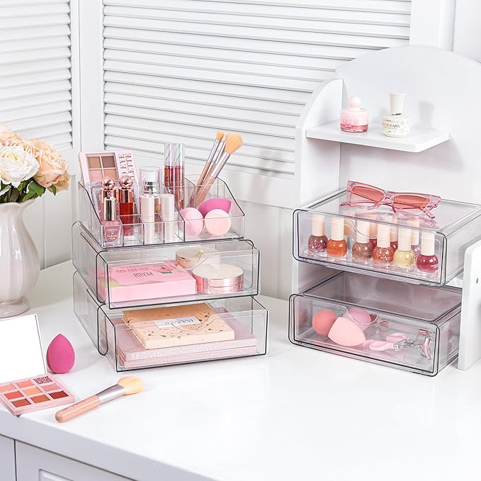 Vtopmart 5 Tier Clear Makeup Organizer