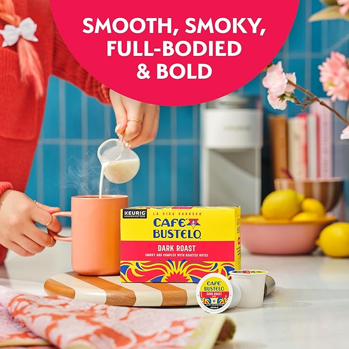Café Bustelo Dark Roast Coffee, 10 Ct. K-Cup pods