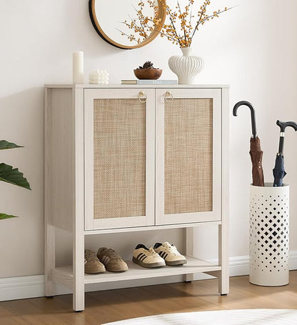 SICOTAS Rattan Shoe Cabinet