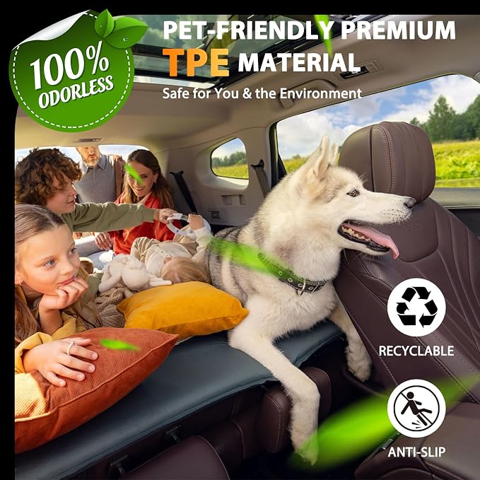 Floor Mats & Cargo Liner for Honda CR-V 2017-2022 (Cargo Mat in Lower Position), All Weather TPE Floor Liners Custom Fit Honda CRV Heavy Duty Car Mats 1st & 2nd Row & Trunk Mat Accessories Black