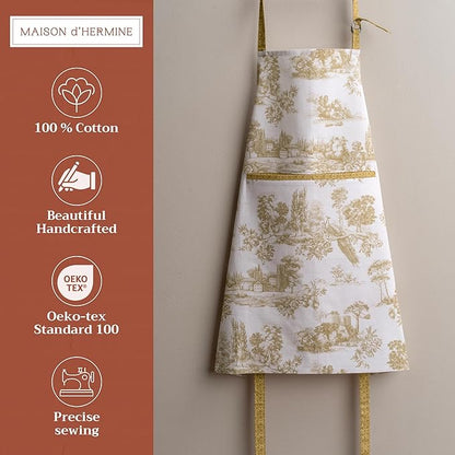 Maison d' Hermine 100% Cotton Apron