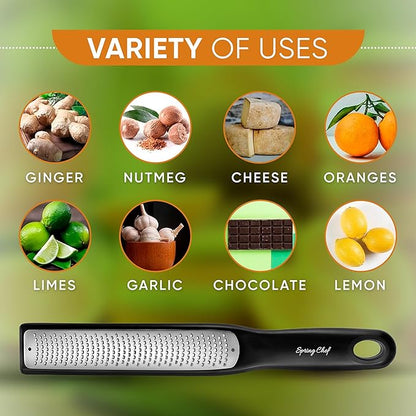 Spring Chef Premium Lemon Zester Grater