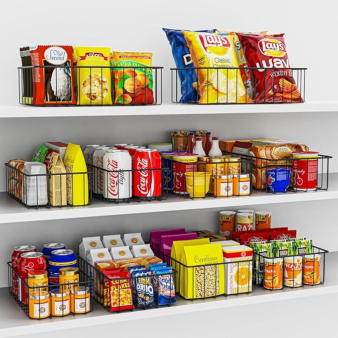 Joben Oligey 12 PACK Small Wire Storage Baskets
