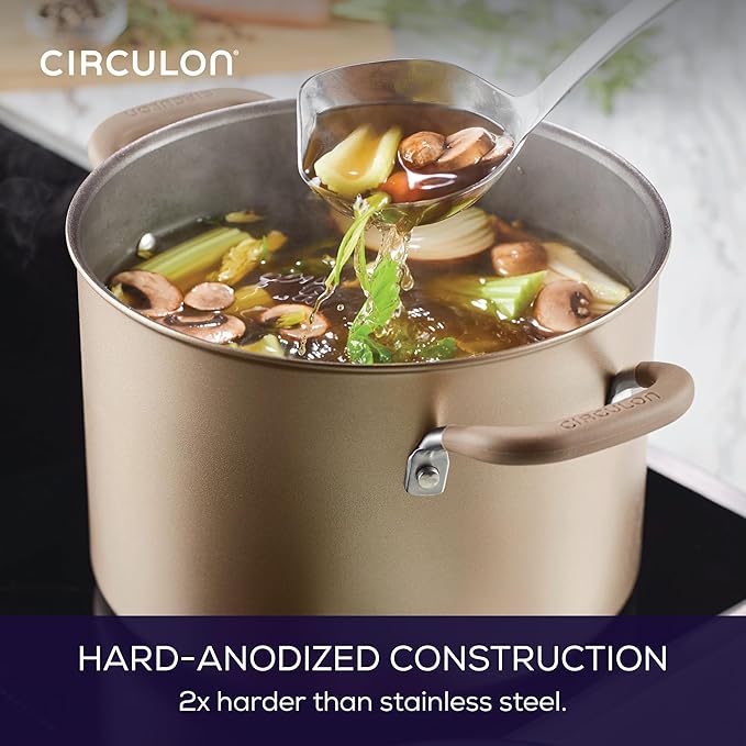 Circulon Premier Professional Hard Anodized Nonstick Cookware Induction Pots