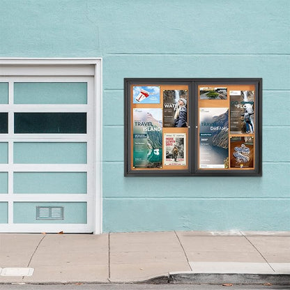 Enclosed Bulletin Board Outdoor Noticeboard
