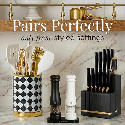 Electric Salt and Pepper Grinder Set
