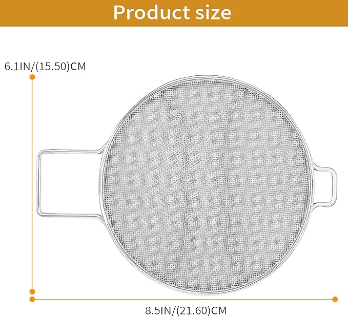 Splatter Shield for Ninja Foodi IG651, Replacement Stainless Steel Splatter