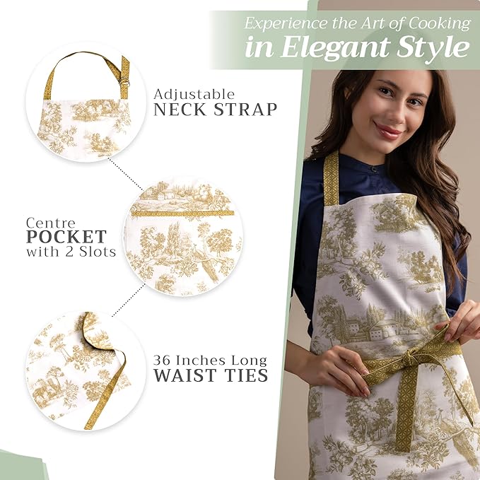Maison d' Hermine 100% Cotton Apron