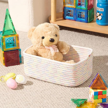 MiniArk Small Storage Baskets for Organizing | Closet Organizer Bins | Shelf