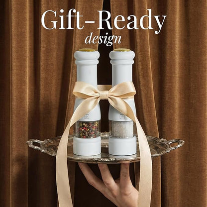 Electric Salt and Pepper Grinder Set