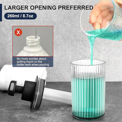 Automatic Soap Dispenser Foaming Touchless: 9oz Black Plastic