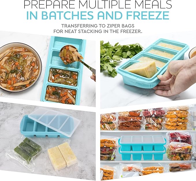 Silicone Freezer Tray With Lid
