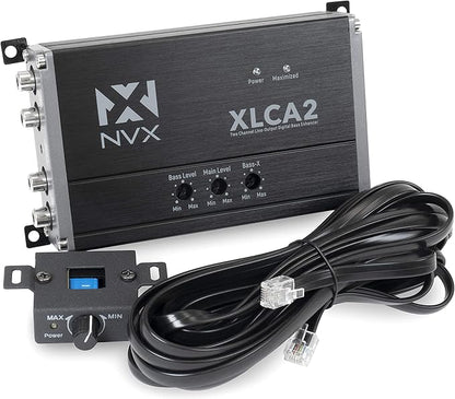 NVX XLCA2 X-Series 2-Channel Line Out Converter Digital Bass Enhancer