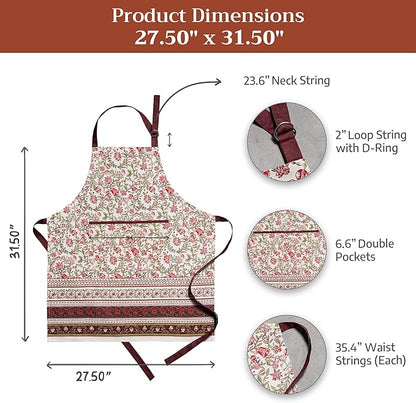 Maison d' Hermine 100% Cotton Apron
