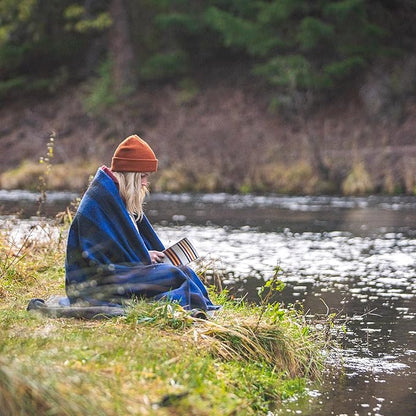 Arcturus Plaid Wool Blankets - 4.5lbs Warm, Heavy, Washable, Large | Great for Camping, Outdoors, Sporting Events, or Home