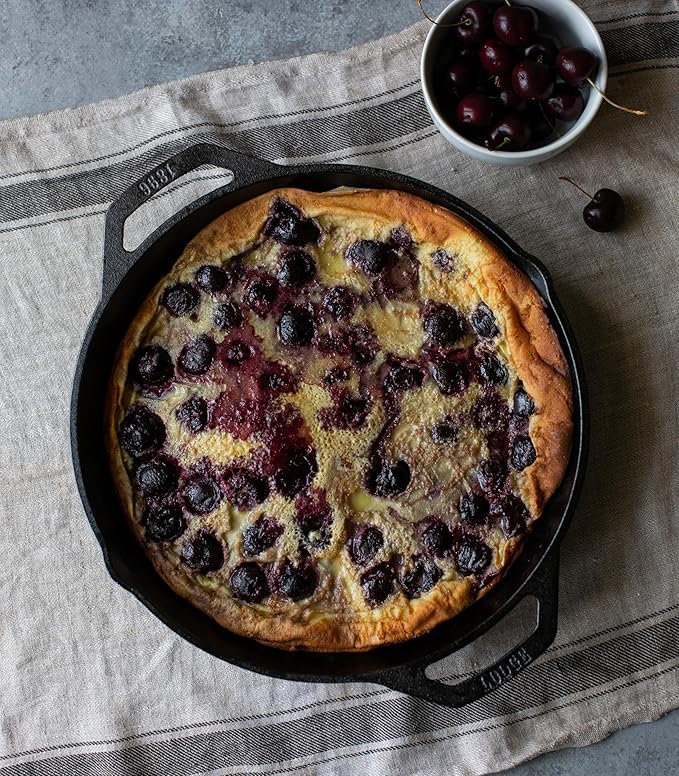 Lodge Seasoned Cast Iron Dual Handle Pan