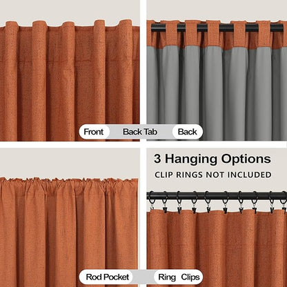 KOUFALL Hippie Curtains 63 Inch Length
