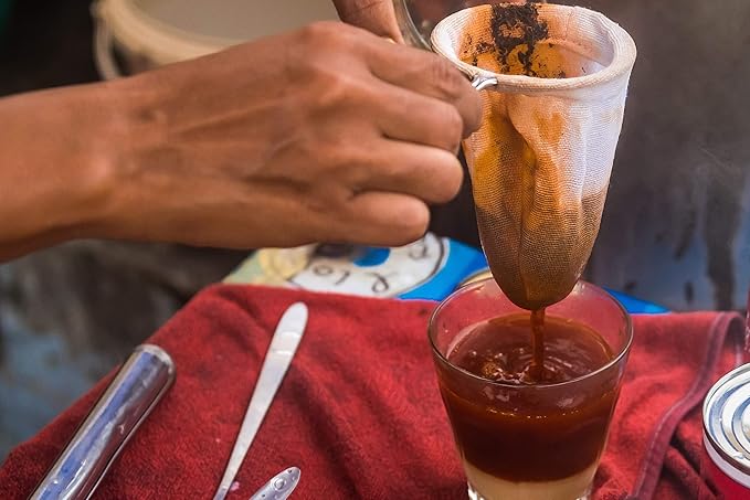 Thai Tea Filter Reusable Traditional Thai style/Coffee/Tea Strainer/Cloth Tea