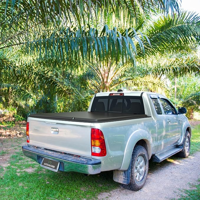 AUTOSAVER88 Soft Tri-fold Truck Bed Tonneau Cover Fit for 2019-2026 Chevy Silverado/GMC Sierra 1500 New Body Style 5.8ft Bed