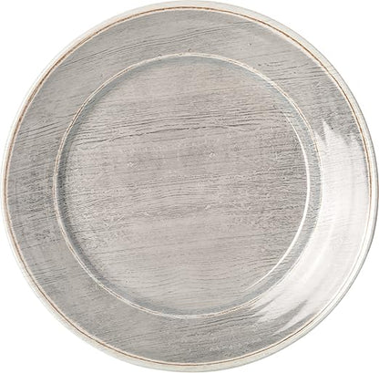 CFS 6400418 Grove Melamine Charger, 12.5", Smoke
