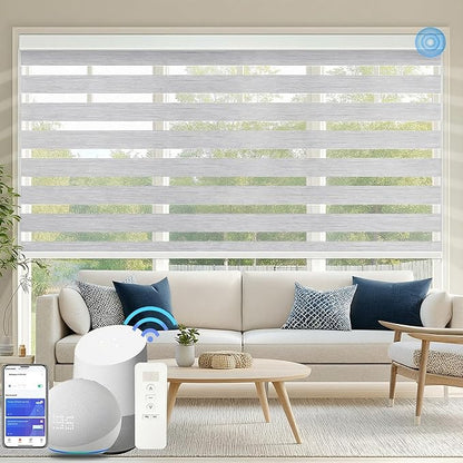 COOLWINDS Motorized Zebra Blinds