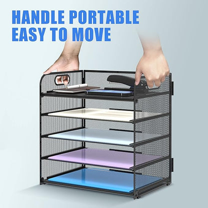 Supeasy 5 Trays Paper Organizer Letter Tray