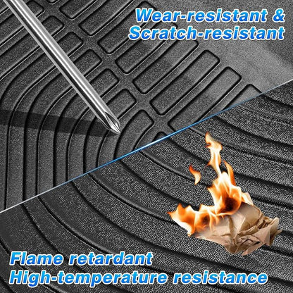 Cartist Floor Mats for Jeep Cherokee 2016-2023 (Not for Grand Cherokee), All Weather Floor Mat for Cherokee Accessories, Heavy Duty Car Mats, Car Accessories